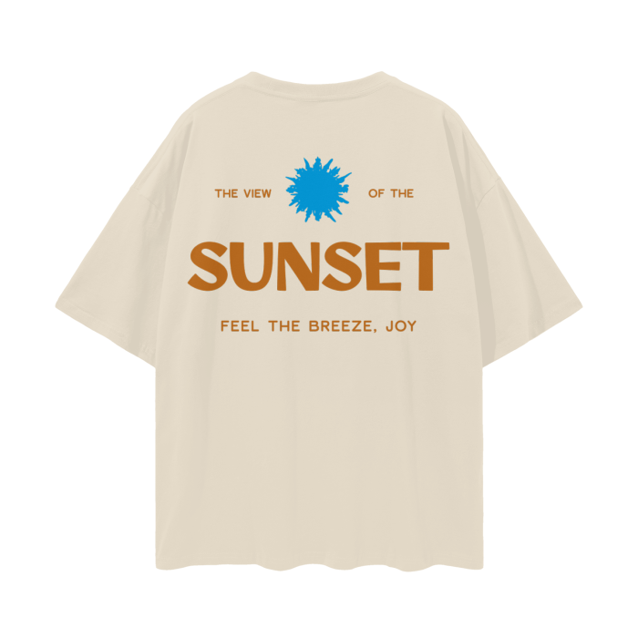 View of the sunset - Tee