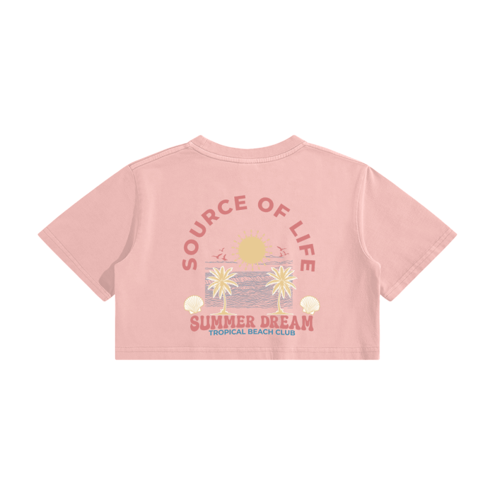 Source Of Life - Women's Crop Top